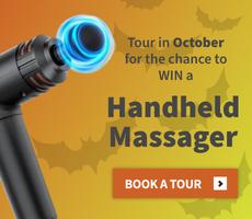 Tour in October for a chance to win a Handheld Massager