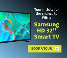 Tour in July for the chance to win Samsung HD 32